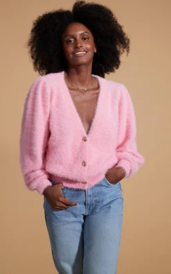 Bambino Cardigan In Candy Pink