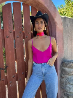 Birdie Cami Top In Magenta