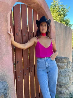 Birdie Cami Top In Magenta