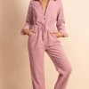 Blaze Boilersuit In Rose Pink