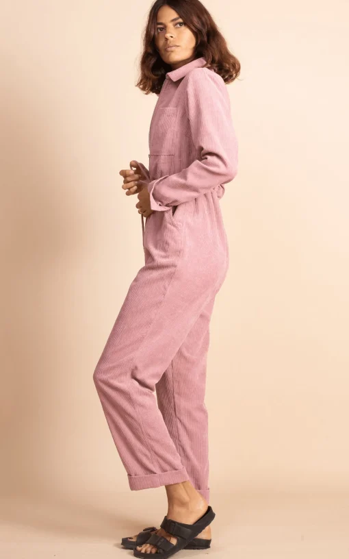 Blaze Boilersuit In Rose Pink