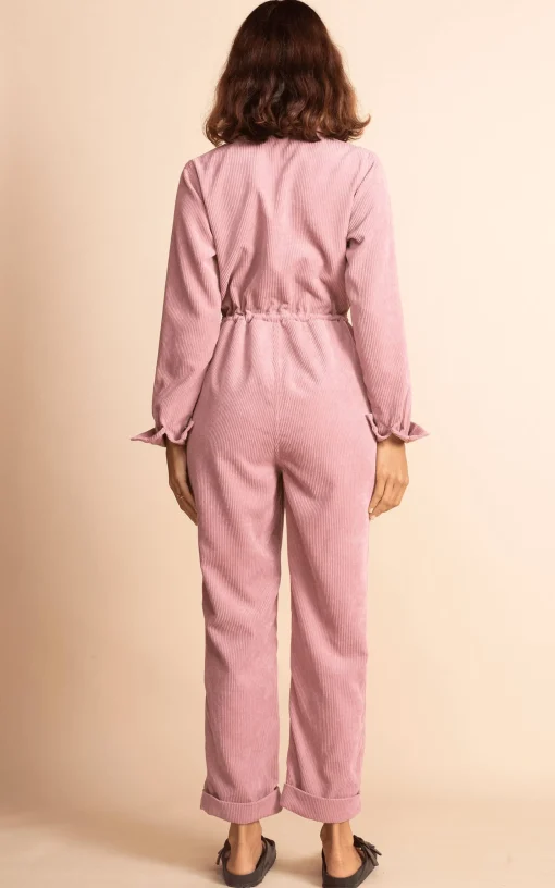 Blaze Boilersuit In Rose Pink
