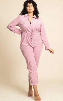 Blaze Boilersuit In Rose Pink