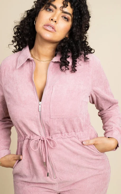 Blaze Boilersuit In Rose Pink