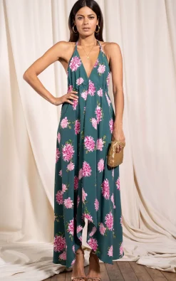 Boho Maxi Dress In Dahlia