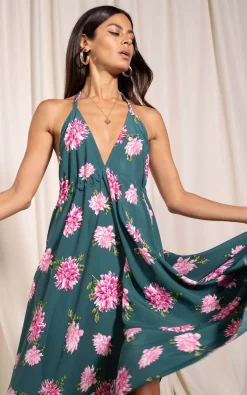 Boho Maxi Dress In Dahlia