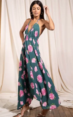 Boho Maxi Dress In Dahlia