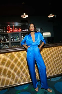 Cassia Trouser In Blue