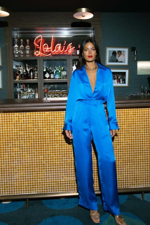 Cassia Trouser In Blue