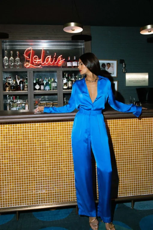 Cassia Trouser In Blue