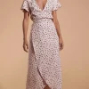 Cayenne Dress In Abstract Black On Beige