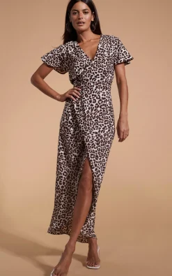 Cayenne Dress In Bare Leopard