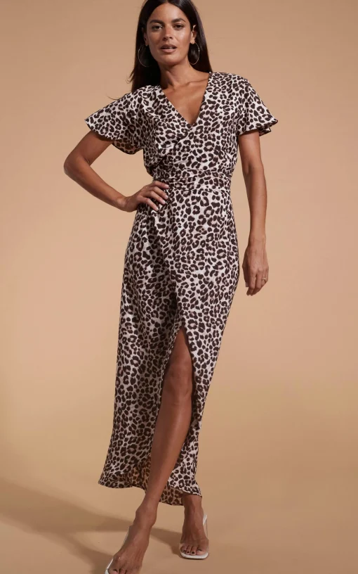 Cayenne Dress In Bare Leopard