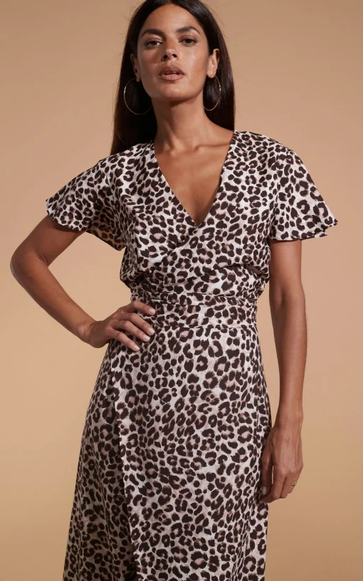 Cayenne Dress In Bare Leopard