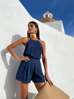 Chica Bella Shorts In Navy