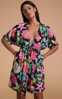 Coco Loco Dress In Starfish
