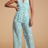 Cypress Jumpsuit In Green Leaf