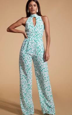 Cypress Jumpsuit In Green Leaf