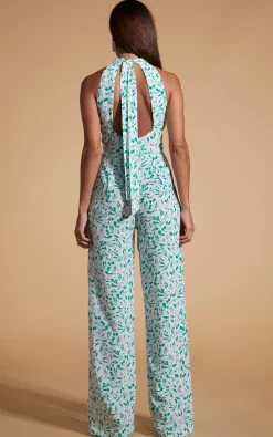 Cypress Jumpsuit In Green Leaf