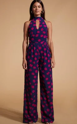 Cypress Jumpsuit In Pink Daisy