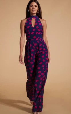 Cypress Jumpsuit In Pink Daisy