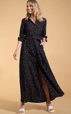 Dove Dress In Abstract Multi