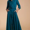Dove Dress In Pine Green