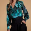 Halo Dominic Shirt In Green Palm