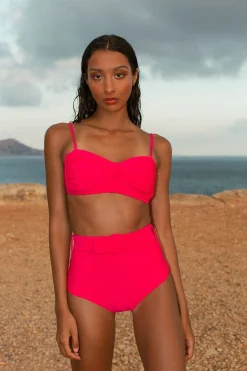 Halo Juniper High-Waisted Brief In Hot Pink