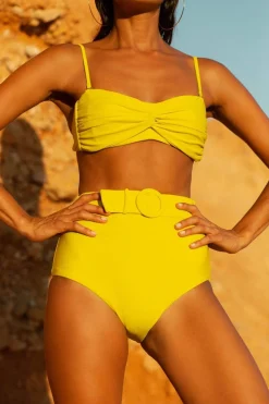 Halo Juniper High-Waisted Brief In Limonata