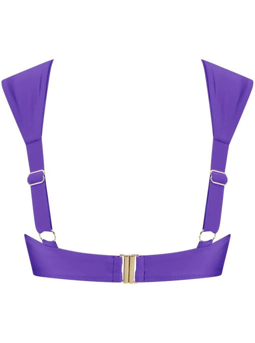 Halo Salinas Bikini Top In Indigo Purple