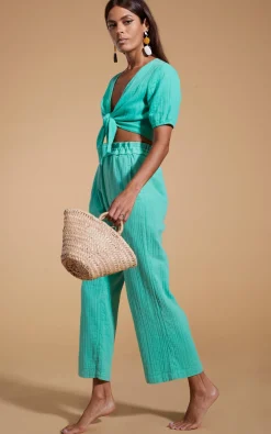 Halo Tahiti Trousers In Mint Green