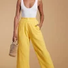 Halo Tahiti Trousers In Primrose Yellow