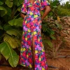 Ivorie Midaxi Dress In Vintage Floral