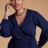 Jagger Maxi Dress In Navy - Extended Sizing