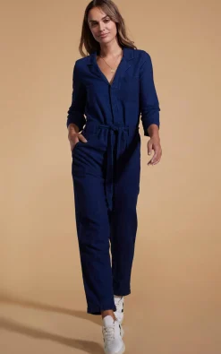 Juno Jumpsuit In Denim Blue