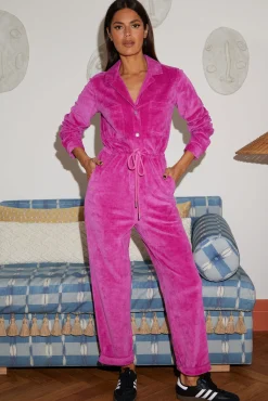 Katsumi Jumpsuit In Orchard Pink