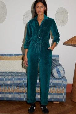 Katsumi Jumpsuit In Pine Green