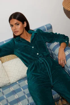 Katsumi Jumpsuit In Pine Green