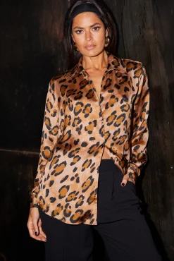 Konstantina Shirt In Leopard