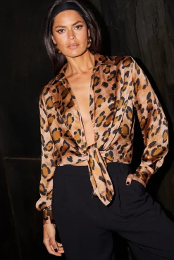 Konstantina Shirt In Leopard