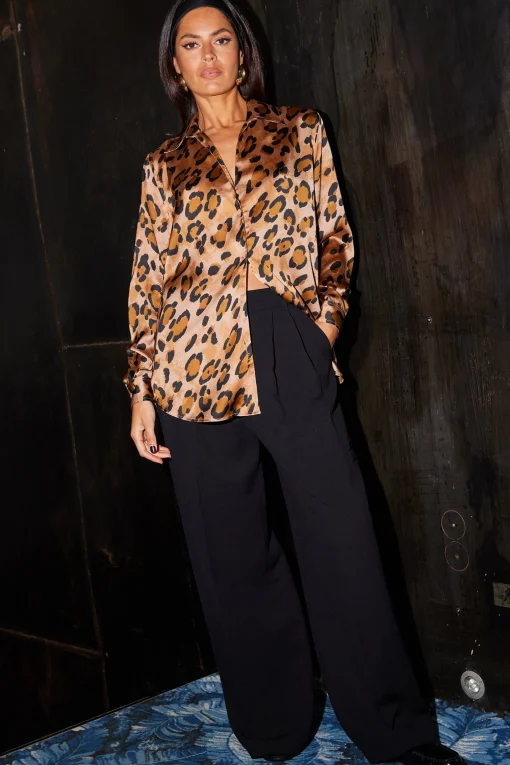 Konstantina Shirt In Leopard