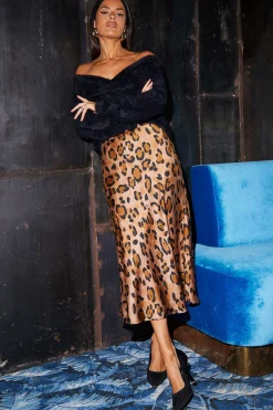Lotus Skirt In Leopard