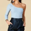 Mia Bodysuit In Silver Sparkle