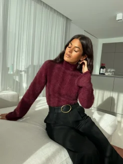 Poppy Jumper In Winter Berry