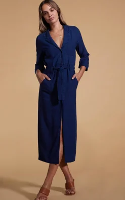 Rex Dress In Denim Blue