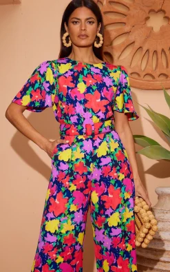 Saskia Jumpsuit In Vintage Floral (Reversible)