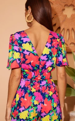Saskia Jumpsuit In Vintage Floral (Reversible)