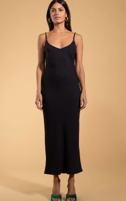 Sienna Midaxi Dress In Black
