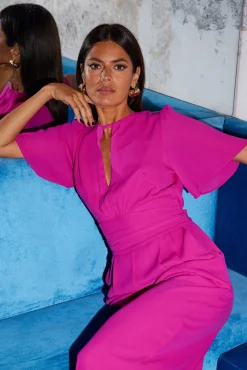Silva Jumpsuit In Magenta